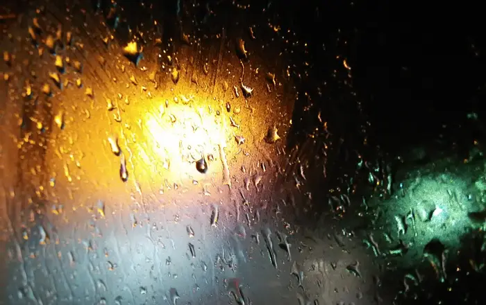 A rainy night